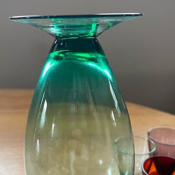 Château Orleans Multi Color Glass Cordial Decanter with Stopper Set - Picture 14 of 16